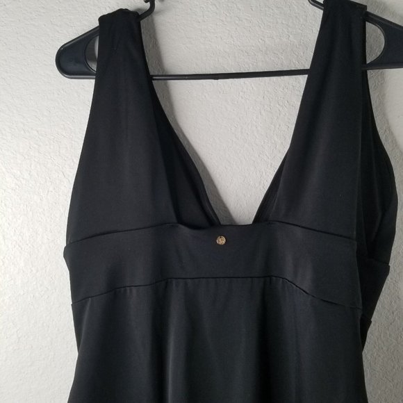 Victoria's Secret Black Deep V Neck Plunge Swimsuit size XXL - Picture 7 of 9